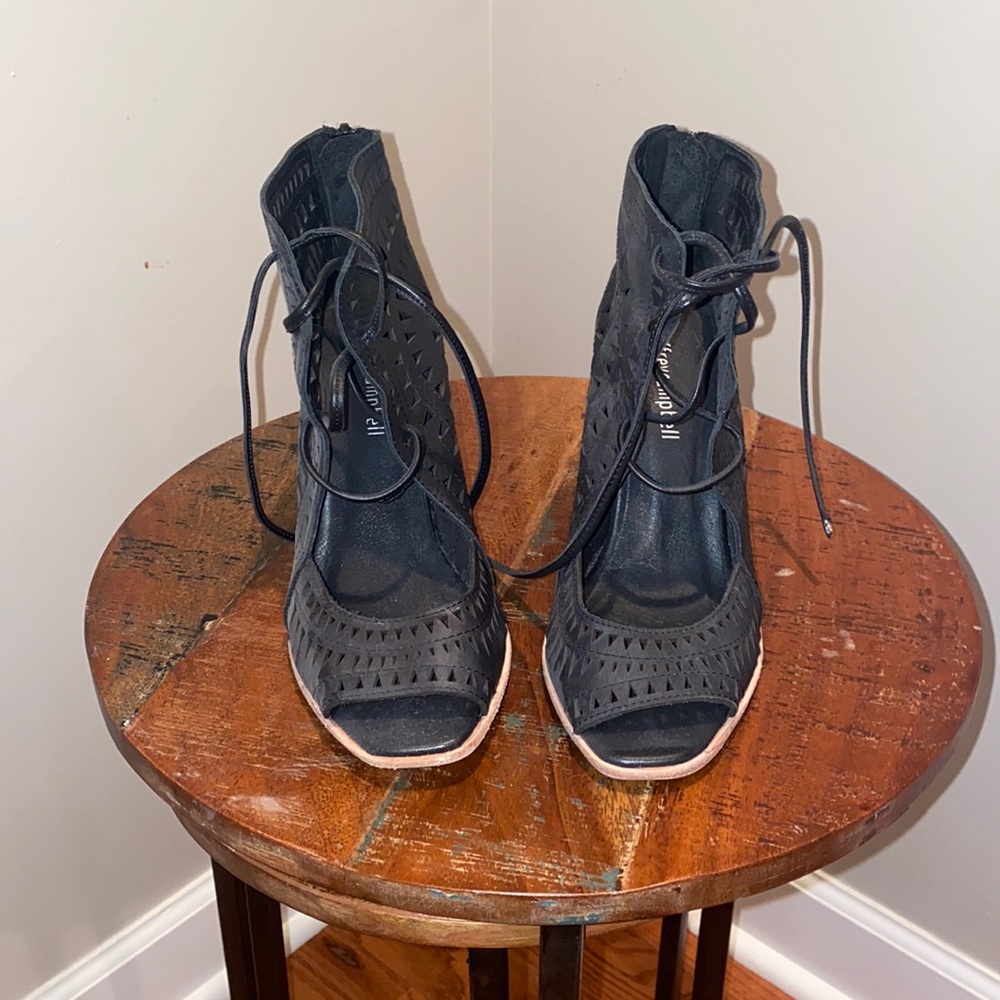 Jeffery Campbell Black Wedges